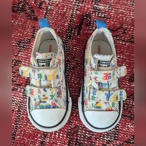 Converse Chuck Taylor All Start Easy-On Velcro Vehicles Truck Sneakers Sz 6